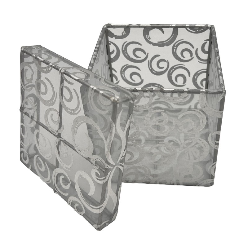 Silver Organza Box