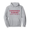Gainsville Alabama Koordinaten Souvenir Pullover Hoodie