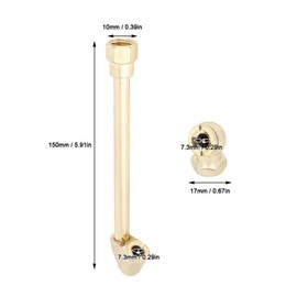 Reifenventil Kern Werkzeug Set, 1/4-Zoll Innengewinde Pumpendüse + Pumpenstange Pneumatikwerkzeuge Reifenaufblaszubehör, Autoreifen Hochdruck Spannfutterwerkzeug(1/4)