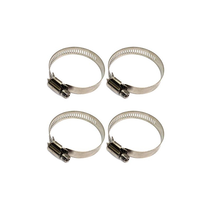 4 Pcs Hose Clamp in 304 Stainless Steel Clip for