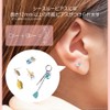 Piercer Puripia (ぷりぴあ) for one ear, clear piercing, medical resin