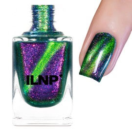 ILNP Mad House - Purple to Green Magnetic Cat Eye Nail Polish, Color Shifting Shimmer, Non-Toxic, Vegan, Cruelty-Free