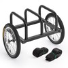 Morohope Double SUP Transport Cart with 16" Wheels, Carrier/Trolley for