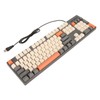 104 Keys Wired Keyboard 3 Colors Cute Gaming Keyboard USB