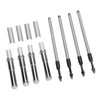 24PCS Adjustable Pushrods Cover Kit 0928 0023 Chrome Push Rod