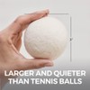 HOME GENIE 100% New Zealand Wool Reusable Dryer Balls 6