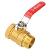 Brass Ball Valve 1" BSP DN25 Level Handle Male and
