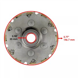 Caltric Wet Clutch Carrier Shoes w/ Bearing Gasket for Honda TRX500FE Foreman 500 05-11