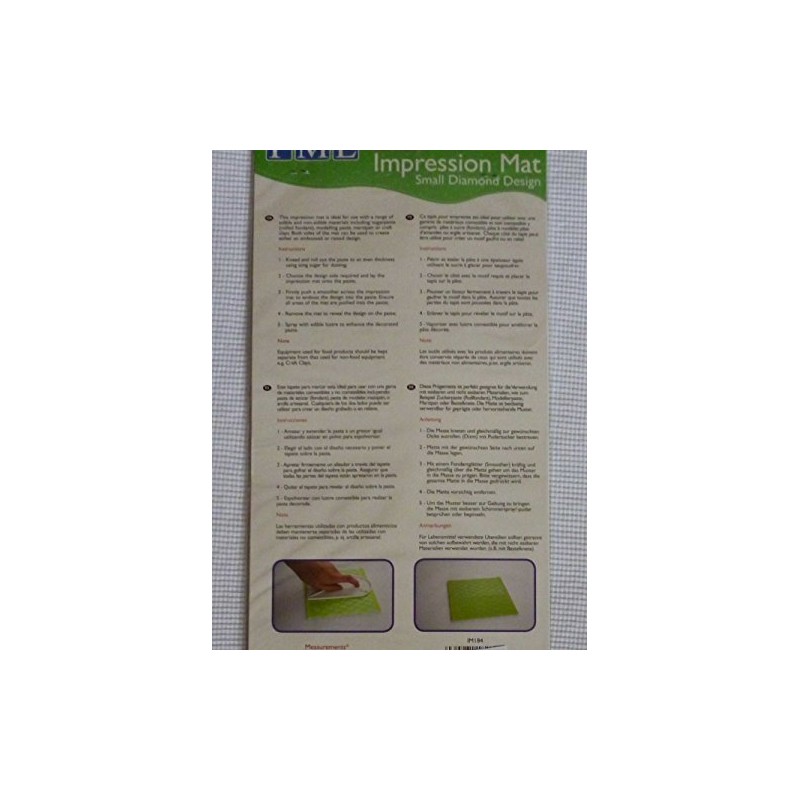 PME Small Diamond Design Impression Mat