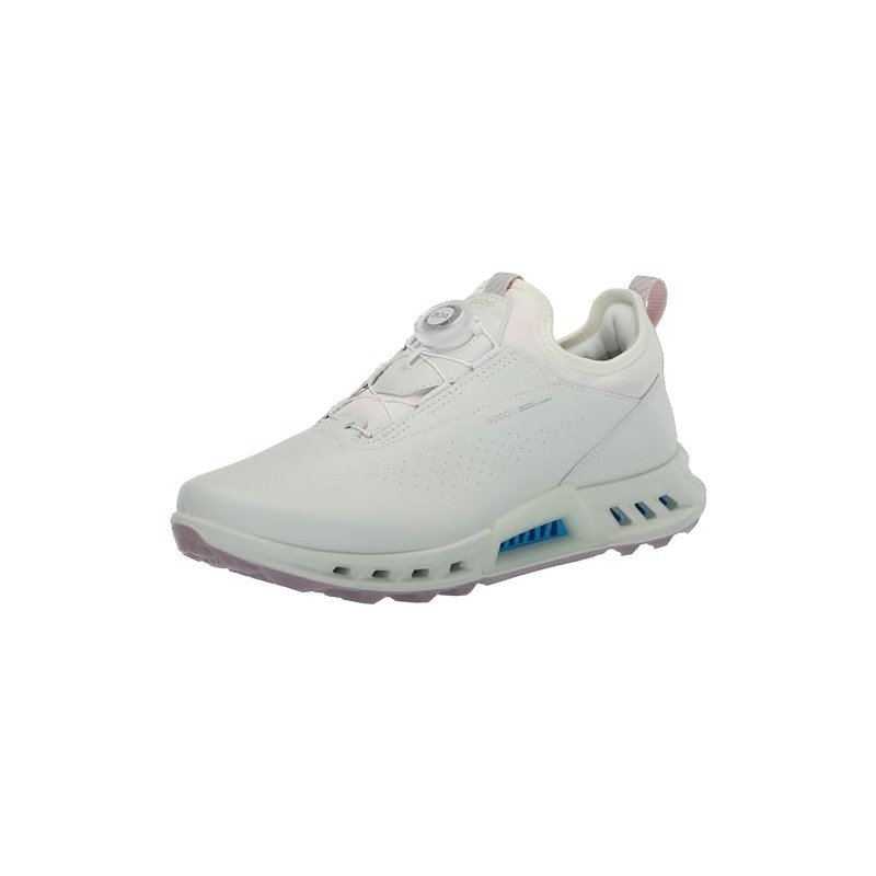 ECCO Women's Biom C4 BOA Gore-TEX Waterproof Golf Shoe, White,