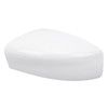 Side Mirror Cover Exterior Rearview Mirror Cover Cap Unpainted White