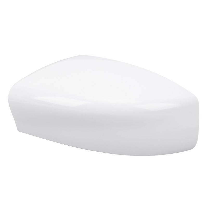 Side Mirror Cover Exterior Rearview Mirror Cover Cap Unpainted White