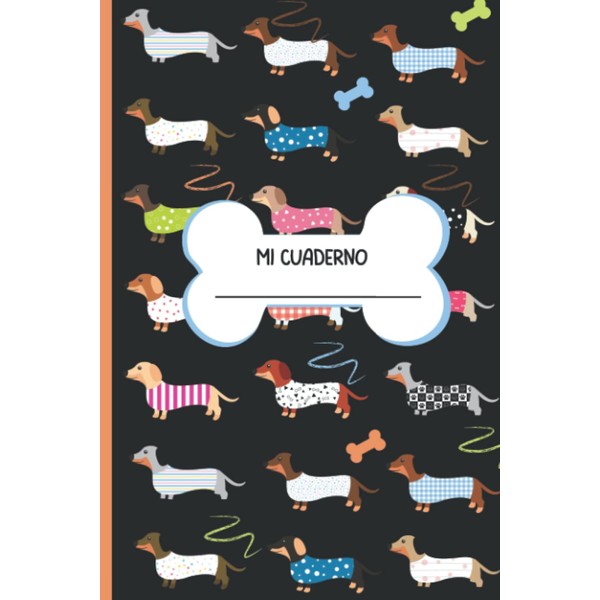 libreta perros salchicha - cuaderno de rayas perro salchicha: cuaderno