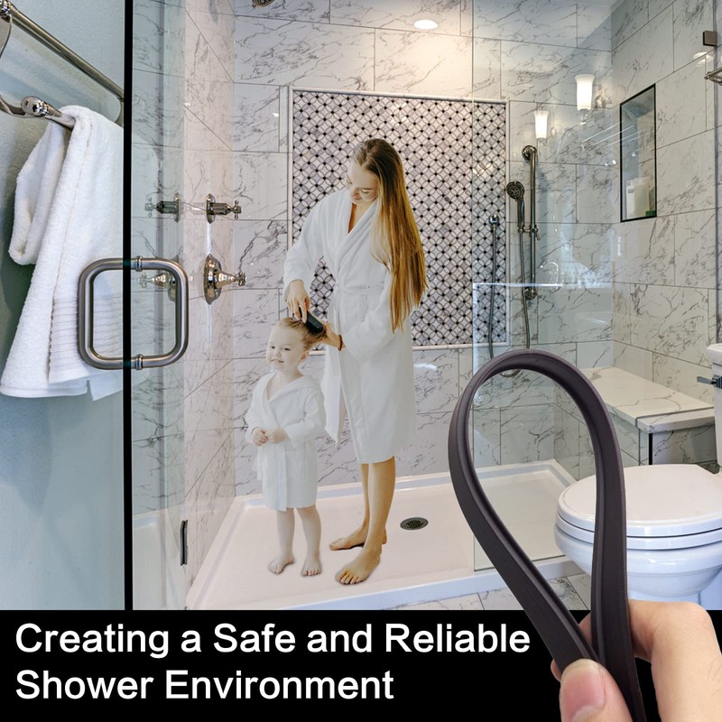 82 Inches Shower Door Magnetic Strip Replacement Insert for Framed