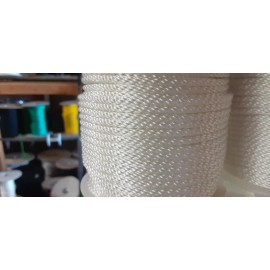 Valley 1/8" x 150 ft. (2 units. 300 ft. total)  Solid Braid Polyester rope spool .