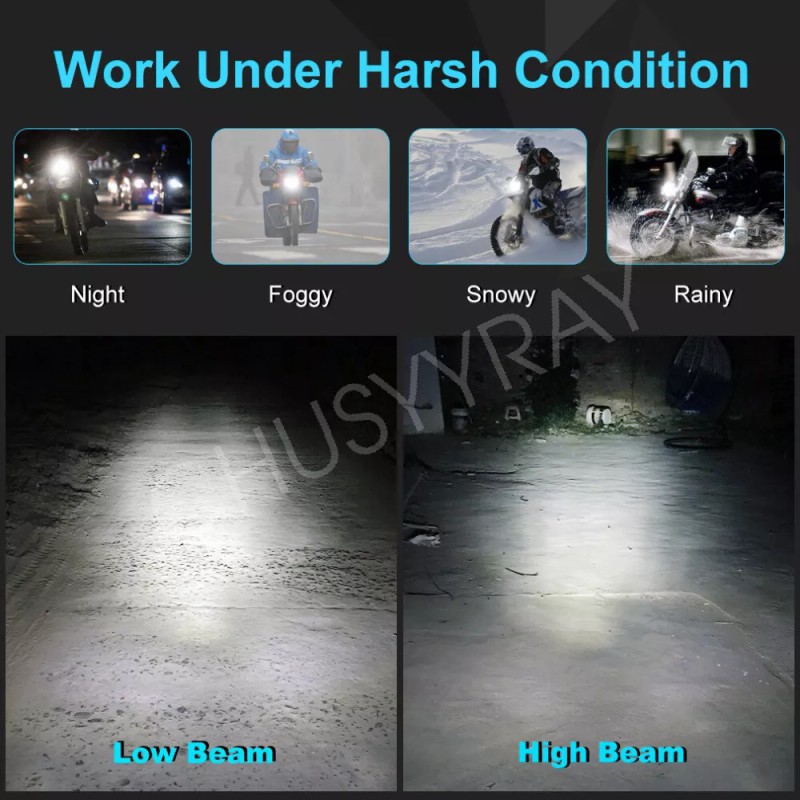 CHUSYYRAY High Power HID LED Headlight H6 Bulb for Yamaha