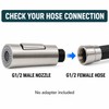 G1/2 Pull-Out Kitchen Faucet Sprayer Head, 2-Mode ABS Replacement Nozzle