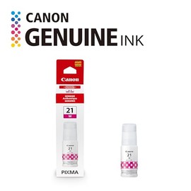 Canon Canon GI-21 Genuine Magenta Ink Bottle, Compatible with Megatank G1220, G2260, G3260, G1230, G2270, G3270, G4270, G3290, and G4280 Printers