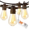 addlon 36FT LED Outdoor String Lights with 12 Edison Vintage