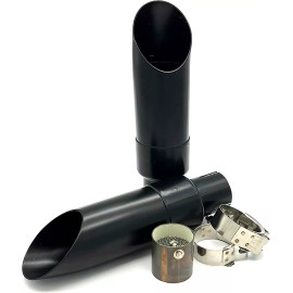 Radiant Cycles 1.75" Victory Dual Radiant Cycles Shorty GP Exhaust muffler BLACK Baffle Bundle
