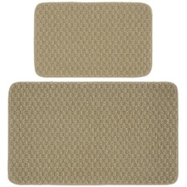 Garland Rug Town Square Area Rug, 2-Piece Set 18"x30" & 24"x40", Tan