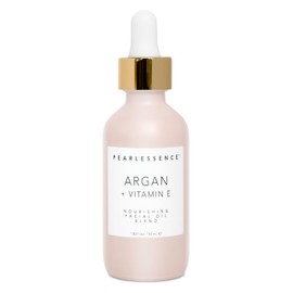 Pearlessence Argan & Vitamin E Facial Oil | Powerful Hydration to Help Balance, Revive & Rejuvenate Skin | Made in USA, Cruelty Free & Paraben Free