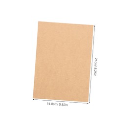 GANAZONO 50 Sheets Elegant Retro Kraft Letter Writing Paper Vintage Stationery for Heartfelt Letters Versatile Writing Supplies Compact Design for Go Use