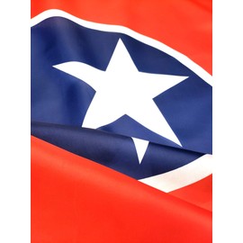High Supply 3x5 Tennessee Flag with Two Brass Grommets, Double Stitched Edges, and 100% Polyester Fabric, Tennessee State Flags 3x5, 3x5 Tennessee State Flag, State Flag of Tennessee