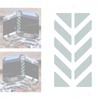 2 x Reflective Strip Stickers Compatible with Touratech Aluminium Panniers