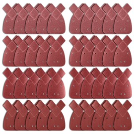 40pcs Black and Decker Mouse Sander Pads,Sanding Pads for Mouse Sander,Mouse Sanding Sheets with Extra 2 Tips for Replacement Assorted 40/60/ 80/120 Grits to Fit Black and Decker Detail Palm Sander