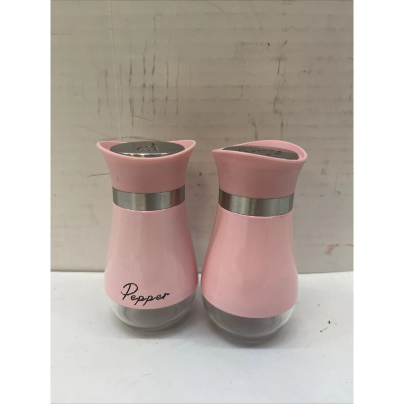 Lonffery Stainless Steel Salt and Pepper Shakers Set Modern Kitchen