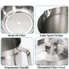 ZAVOOS 304 Stainless Steel Oil Filter Pot, 68 Oz Bacon
