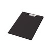 Q Connect Foolscap/A4 PVC Foldover Clipboard - Black