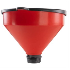 10Inch Funnel Tank with Lid and Mesh - Fuel Funnel with Fine Mesh Filter for Easy Refilling - Thick Plastic Fuel Funnel for Petrol, Diesel, Oil, Ad-blue, Water, Screen Wash