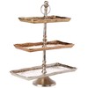 TIC Collection Calia Rectangle Plate Stand 3 Tiered Tray