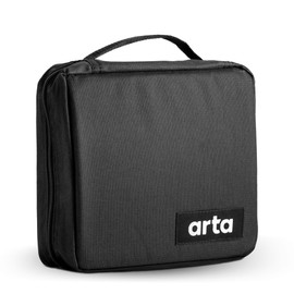 Arta : Black Pencil Case : Holds up to 115 Standard Pencils : Accessories for Students & Artists