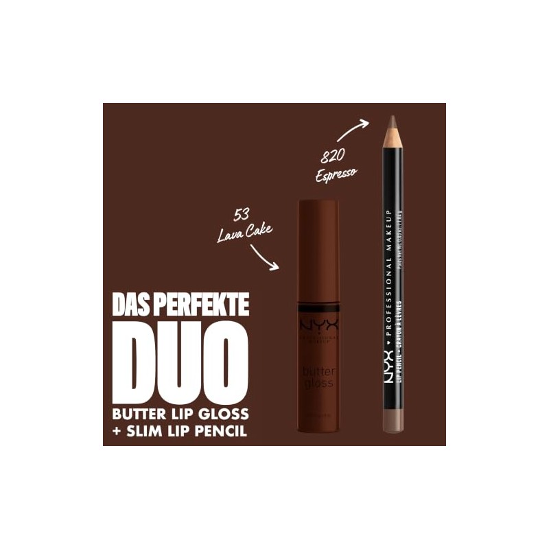 NYX Professional Makeup Slim Lip Pencil 820 Espresso