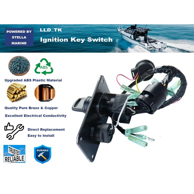 Single Engine Key Switch Panel 704 Control Box for Yamaha