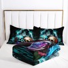 AILONEN 3D Skull Comforter Set Full Size, Boho Reaper Grim