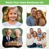 DIY Denture Kit - Top & Bottom Fake Teeth with