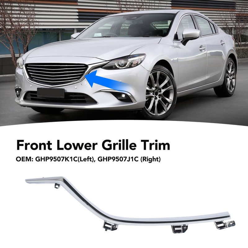 Front Lower Grille Trim Chrome Exquisite Look Grille Molding Trim