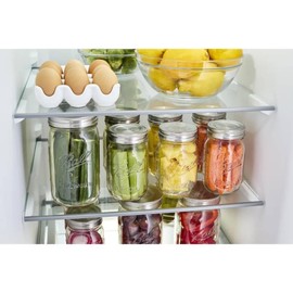 Ball Reusable Mason Jar Lids, Stainless Steel Storage Lids with Silicone Gaskets for an Airtight Seal, Wide Mouth, One Pack of 3, Silver