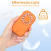 Ciaien Mini Handheld Turbo Fan,56g Pocket Fan with 11000 RPM