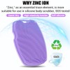 Depurador Corporal Silicona Infusión Zinc Diseño Espuma Turboalimentada Exfoliante Piel