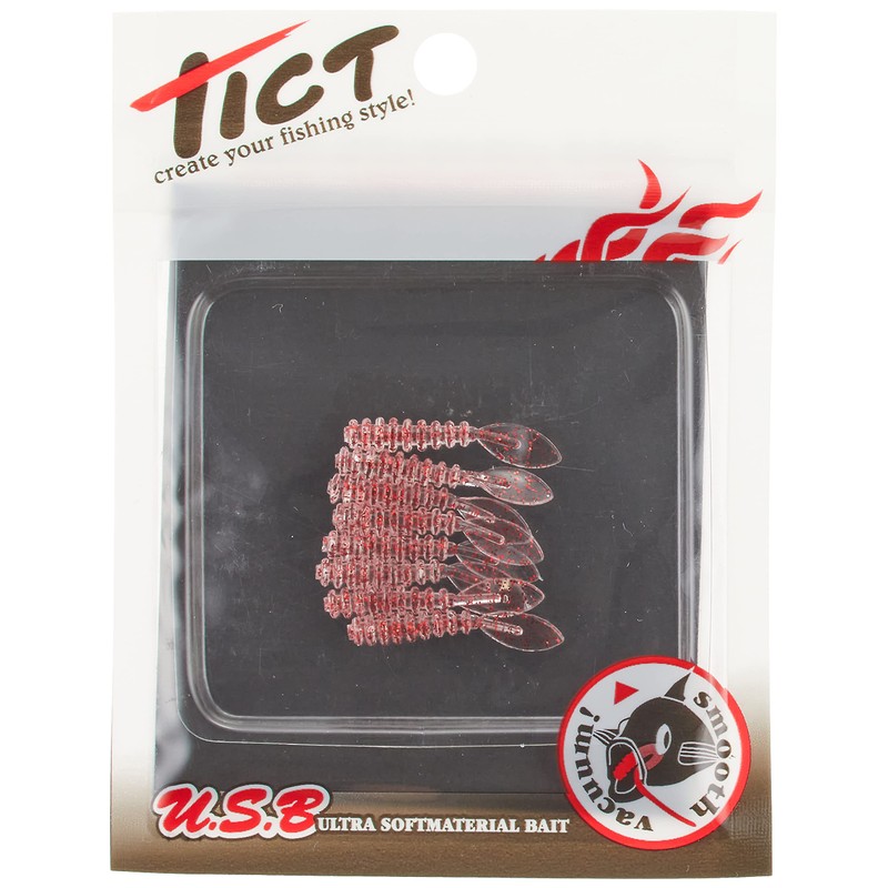 TICT C-15 Ami Red Brilliant Lure, 1.2 Inch