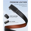 Zitahli Belt Men, Ratchet Belt Dress with 1 3/8" Premium