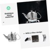 OHPHCALL 1pc Stainless Steel Strainer Kettle Tea Pot with Automatic