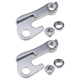 YINETTECH 2 Pcs Aluminum Alloy Mountain Bike Derailleur Hanger