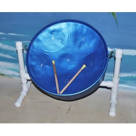 "Steel Drum Source" Mini Meditation Steel Drum with Sticks & Stand
