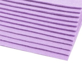 cyclingcolors 2 x Coloured Felt Felt Fabric Hobby Crafts Sewing Scrapbooking Craft Decoration Decoupage A4 20 x 30 cm Thickness 2-3 mm Polyester 416 g/m² - Purple Lilac
